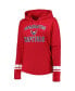 Women's Red Washington Capitals Colorblock Plus Size Pullover Hoodie Jacket