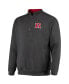 Фото #2 товара Men's Charcoal Rutgers Scarlet Knights Tortugas Logo Quarter-Zip Jacket