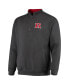 Men's Charcoal Rutgers Scarlet Knights Tortugas Logo Quarter-Zip Jacket