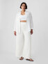 Фото #4 товара Mid Rise Crinkle Gauze Wide-Leg Pants