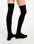 Фото #4 товара Lindex over the knee socks in black