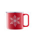 Фото #5 товара Stackable Snowflake Insulated Coffee Mugs, Set of 2