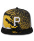 Фото #4 товара Men's Black Pittsburgh Pirates Court Sport 9Fifty Snapback Hat