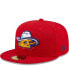 Фото #1 товара Men's Red Amarillo Sod Poodles Authentic Collection 59Fifty Fitted Hat