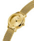 ფოტო #4 პროდუქტის Women's Gold-Tone Mesh Bracelet Watch 25mm