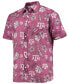 Men's Maroon Texas A M Aggies Vintage-Like Floral Button-Up Shirt