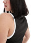 Фото #2 товара Vero Moda Curve sporty tank top with contrast trim in black