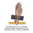 Фото #9 товара Fellowes Health-V Fabrik Mouse Pad/Wrist Support Black - Black - Monochromatic - Memory foam - Plastic - Wrist rest
