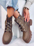 Фото #6 товара Ботинки LOHAN хаки Lace-Up Boots