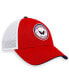 ფოტო #4 პროდუქტის Men's Red, White Washington Capitals Iconic Gradient Trucker Snapback Hat
