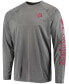 Men's Charcoal Texas A M Aggies PFG Terminal Tackle Omni-Shade Long Sleeve T-shirt