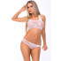 Underwear Set Pink Lipstick White (S/M)