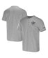 Фото #2 товара Men's NFL x Darius Rucker Collection by Heather Gray Las Vegas Raiders Henley T-shirt