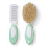 SARO Brush And Comb Set With Natural Bristles