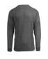 Men's Oversized Waffle-Knit Thermal Henley Shirt