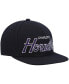 ფოტო #4 პროდუქტის Men's Black Charlotte Hornets Hardwood Classics Script 2.0 Snapback Hat