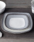 Фото #34 товара Colorscapes Layers Square Dinner Plate Set of 4, 10.75"