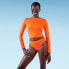 Фото #1 товара Liberty & Justice Women's Long Sleeve Cropped Rash Guard - Orange M