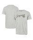 Фото #1 товара Men's Gray Distressed Jacksonville Jaguars Downburst Franklin T-shirt