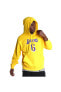 Фото #4 товара NİKE Los Angeles Lakers Erkek Sarı Basketbol Sweatshirt DDB1181-728- BOL KESİM 1 BEDEN KÜÇÜK ALINIZ