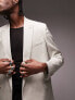 Фото #5 товара Topman wrap suit jacket in light khaki