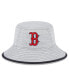 Фото #2 товара Men's Gray Boston Red Sox Game Bucket Hat