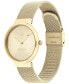 ფოტო #2 პროდუქტის Women's Gold-Tone Mesh Bracelet Watch 32mm