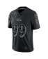 Men's Odafe Oweh Black Baltimore Ravens RFLCTV Limited Jersey