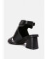 ფოტო #4 პროდუქტის Women Polessi Pin Buckle Ankle Mules