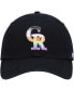 Фото #3 товара Men's Black Colorado Rockies Team Pride Clean Up Adjustable Hat