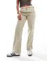 Фото #5 товара Monki cargo trousers in washed beige