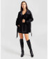 Women Ace of Spades Velvet Coat