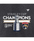 ფოტო #3 პროდუქტის Men's Heather Charcoal Florida Panthers 2024 Stanley Cup Champions Locker Room Big Tall T-Shirt