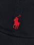 Фото #5 товара Polo Ralph Lauren baseball cap with red player logo in black