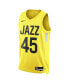 Фото #3 товара Men's and Women's Donovan Mitchell Gold Utah Jazz 2022/23 Swingman Jersey - Icon Edition