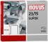 Фото #2 товара Novus Dahle Novus 23/15 SUPER - Staples pack - 1.5 cm - Fixing - 1000 staples - Steel - Stainless steel