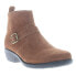 Фото #2 товара Propet Memphis Zippered Booties Womens Brown Casual Boots WFX245S-BIB