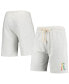 ფოტო #1 პროდუქტის Men's Oatmeal Los Angeles Angels Mainstream Logo Terry Tri-Blend Shorts