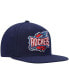 ფოტო #2 პროდუქტის Men's Navy Houston Rockets Hardwood Classics Team Ground 2.0 Snapback Hat