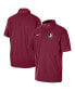 ფოტო #1 პროდუქტის Men's Garnet Florida State Seminoles Coaches Half-Zip Short Sleeve Jacket