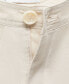 Фото #11 товара Women's 100% Linen Wideleg Pants