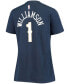 Фото #4 товара Women's Zion Williamson Navy New Orleans Pelicans Name & Number Performance T-shirt