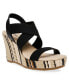 Фото #1 товара Women's Wendi Elastic Strap Wedge Sandals