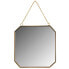 Фото #1 товара Quadratischer Spiegel aus goldfarben lac