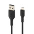 Belkin Lightning USB A Male to Male Cable - 1m - Black