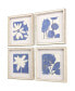 Indigo I Wall Art Set, 4 Piece