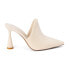 Фото #1 товара COCONUTS by Matisse Raina Embossed Pointed Toe Mules Womens Beige Dress Casual R