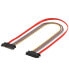 Фото #1 товара Wentronic PC SATA Data and Power Extension Cable - 0.3 m - 0.3 m - SATA III - SATA 7-pin + 15-pin - SATA 7-pin + 15-pin - Male/Female - Black - Orange - Red - Yellow