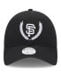 Фото #3 товара Women's Black San Francisco Giants Leaves 9TWENTY Adjustable Hat