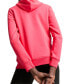 Women's Essential+ Logo-Front Long-Sleeve Hoodie Tart Cherry, XS - фото #2